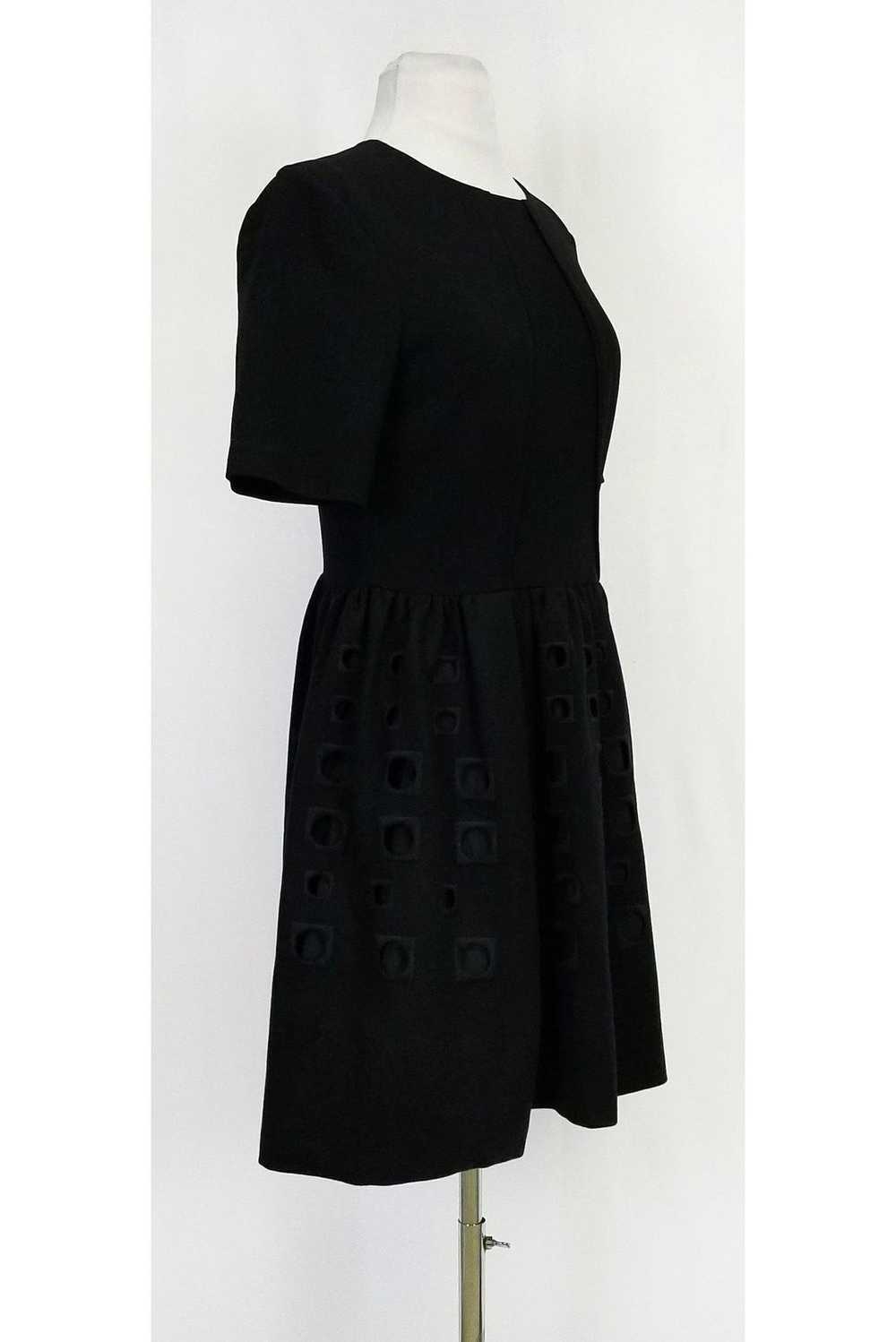 Tibi - Black Backless Flared Dress Sz 6 - image 2