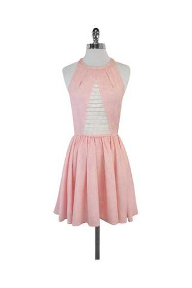 Timo Weiland - Light Pink & Mesh Fit & Flare Dress