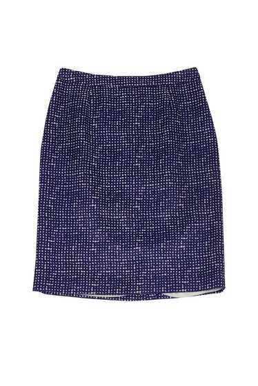 Tory Burch - Purple & White Pencil Skirt Sz 4