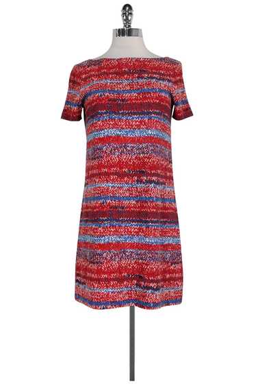 Tory Burch - Red & Blue Printed Dress Sz XS - image 1