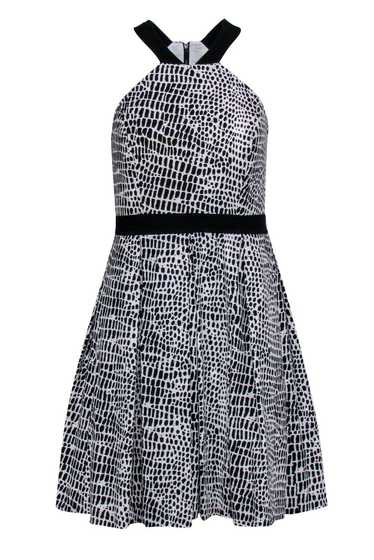 Trina Turk - Black & White Spotted Woven Cotton A… - image 1