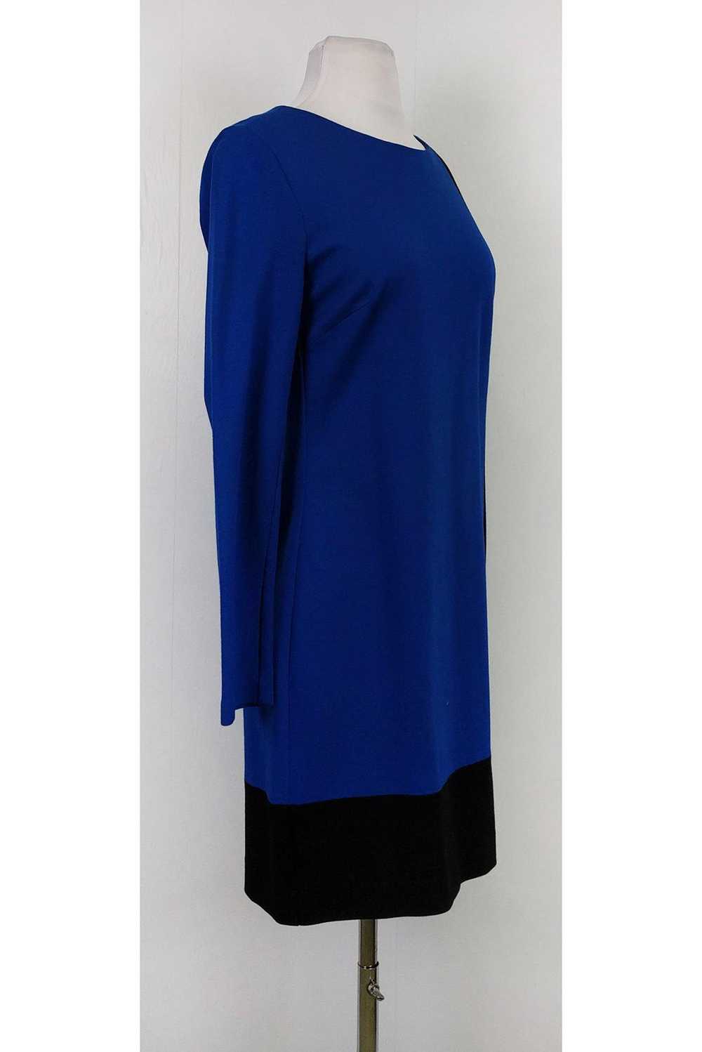 Trina Turk - Blue & Cobalt Blue Color Block Sheat… - image 2