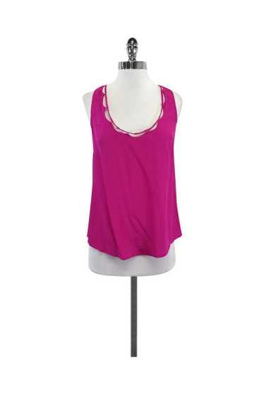 Trina Turk - Fuchsia Silk Tank Sz L