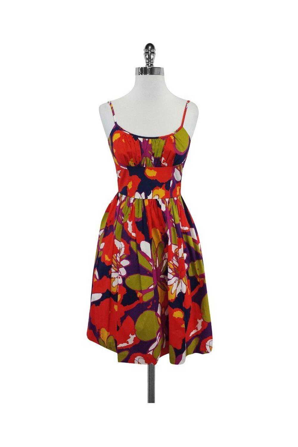 Trina Turk - Multicolor Floral Cotton Skater Dres… - image 1