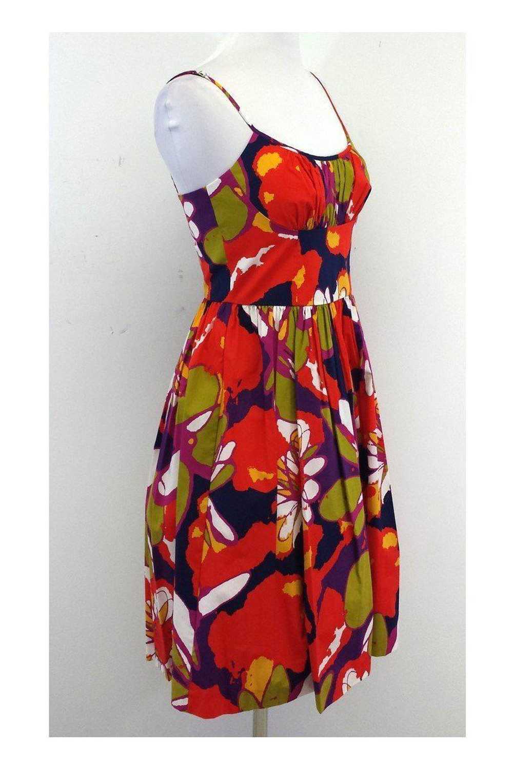 Trina Turk - Multicolor Floral Cotton Skater Dres… - image 2