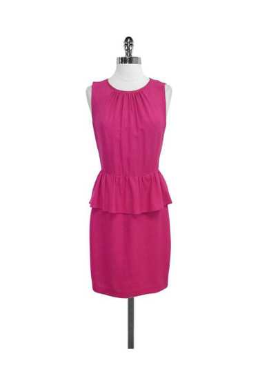Trina Turk - Pink Peplum Sleeveless Dress Sz 4
