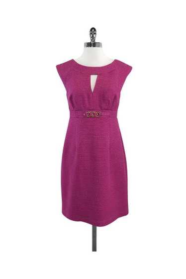Trina Turk - Sleeveless Pink Tweed Dress Sz 8 - image 1