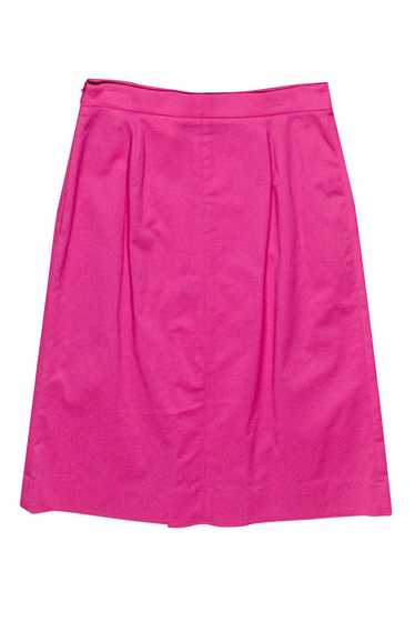 Valentino - Pink Midi Pencil Skirt Sz 4 - image 1