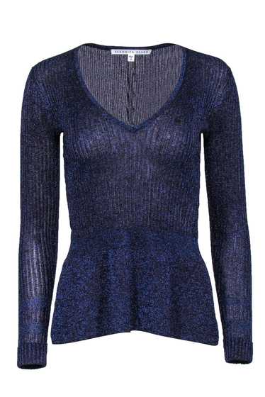 Veronica Beard - Purple Esmeralda Shimmer Knit Swe