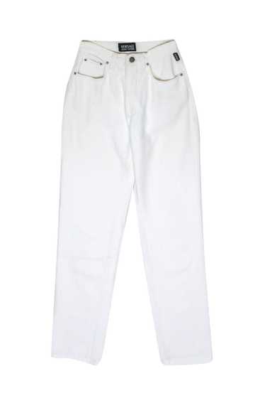 Versace Jeans Couture - White High Rise Denim Skin