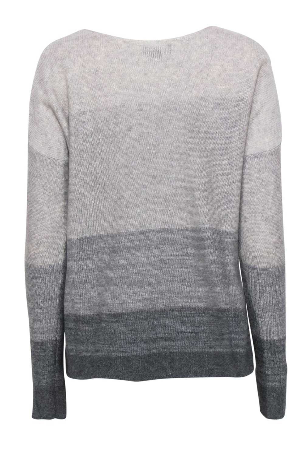 Vince - Grey Ombre Cashmere Sweater Sz S - image 3