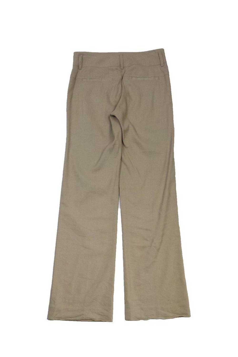 Vince - Tan Linen Trousers Sz 2 - image 2