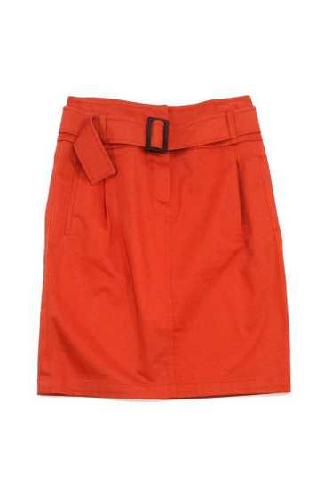 Weekend Max Mara - Burnt Orange Belted Skirt Sz 6