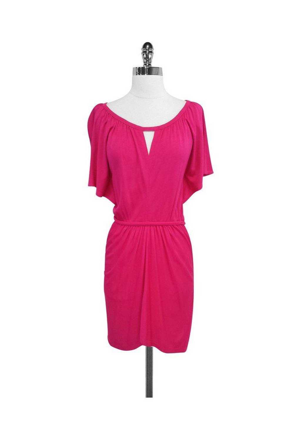 Yoana Baraschi - Hot Pink Short Sleeve Dress Sz XS - image 1