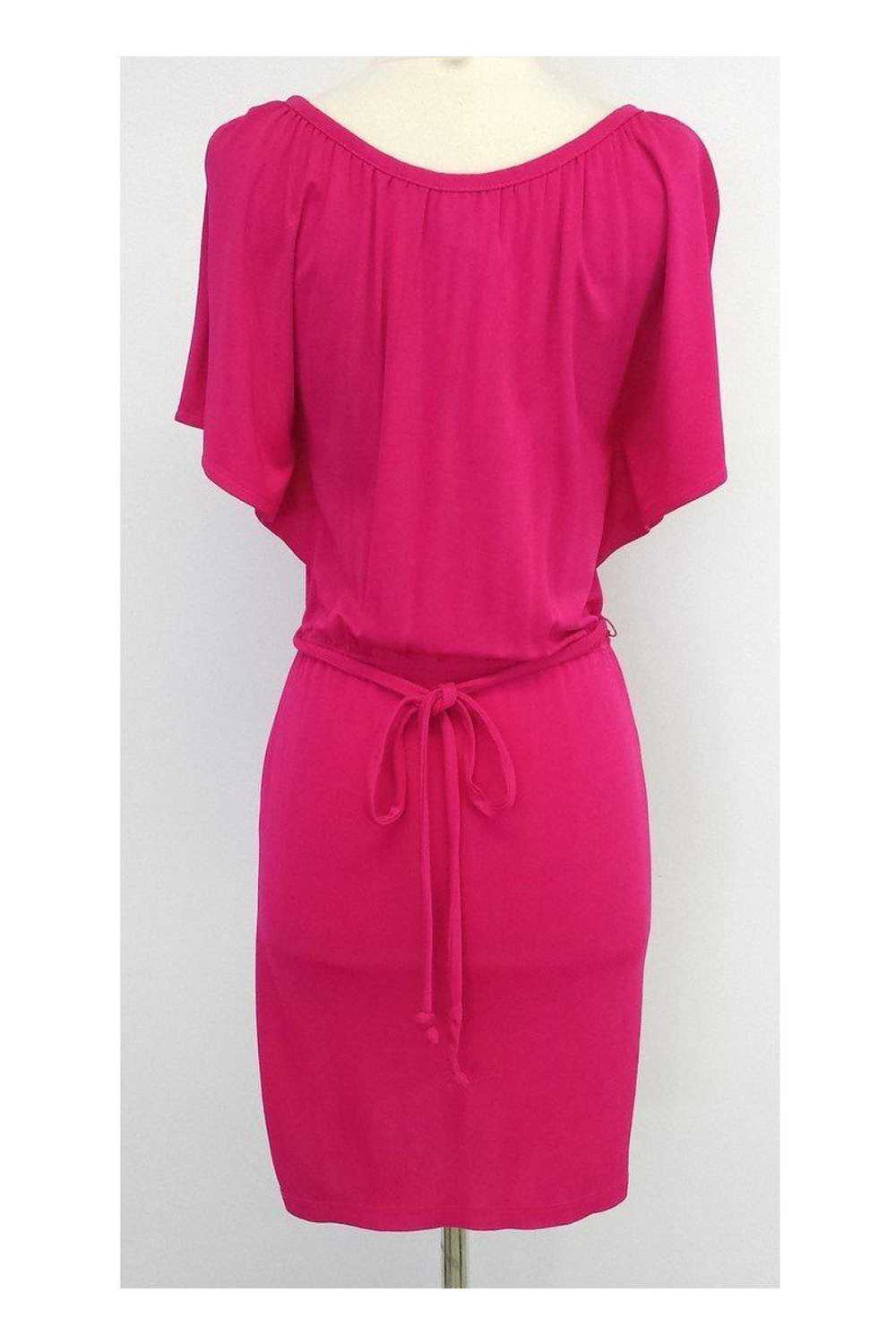 Yoana Baraschi - Hot Pink Short Sleeve Dress Sz XS - image 3