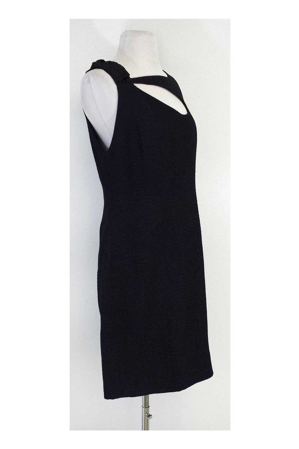 Yoana Baraschi - Navy Textured Sleeveless Dress S… - image 2