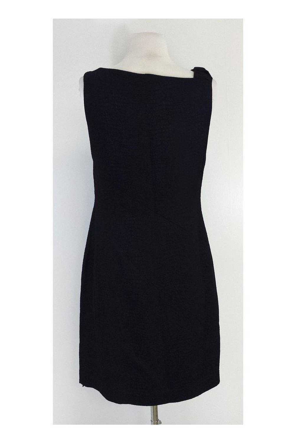 Yoana Baraschi - Navy Textured Sleeveless Dress S… - image 3