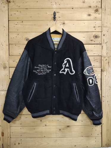Varsity Jacket × Vintage Mac hope varsity jacket