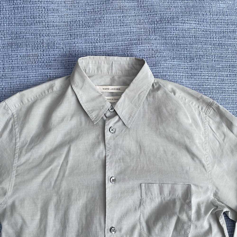 Marc Jacobs × Vintage grey button up shirt - image 3