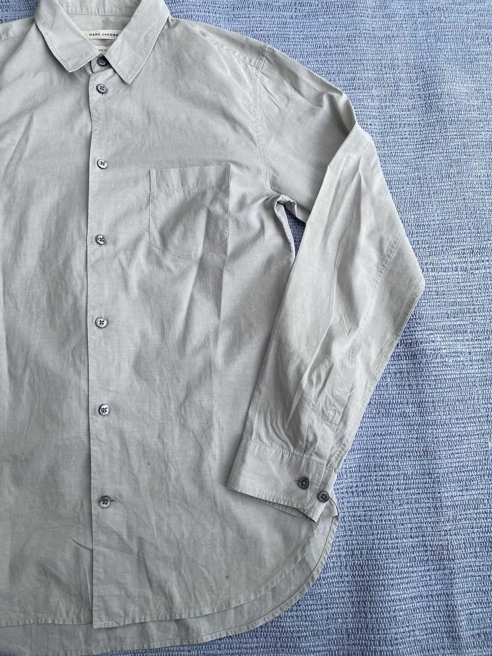 Marc Jacobs × Vintage grey button up shirt - image 5