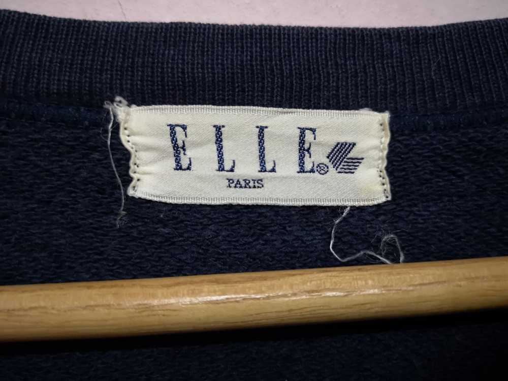 Japanese Brand VINTAGE ELLE STRIPES CREWNECK SWEA… - image 5