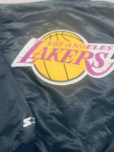 As-is Awesome Nba Los Angeles Lakers Satin Button Up Starter