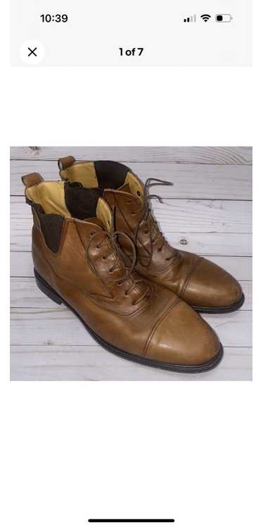 Mezlan Mezlan Mens Brown Leather CHUKKA Boots Size