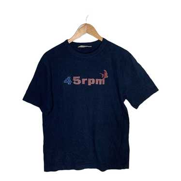 45rpm 45rpm t-shirt navy color size medium - image 1