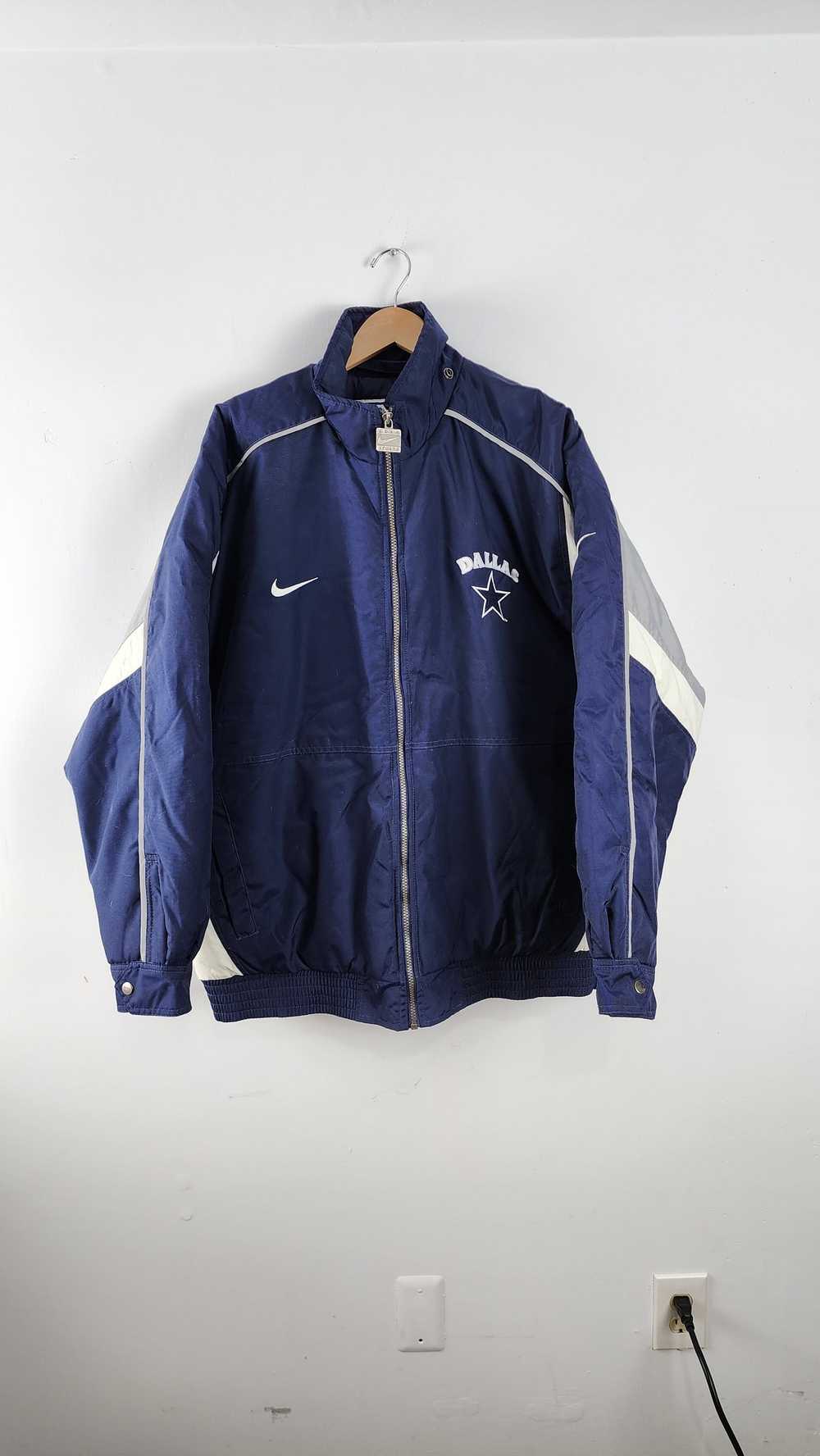 Nike Dallas Cowboys Pro Line Jacket Size XL Vintage Vtg Authentic Rare Navy  Blue