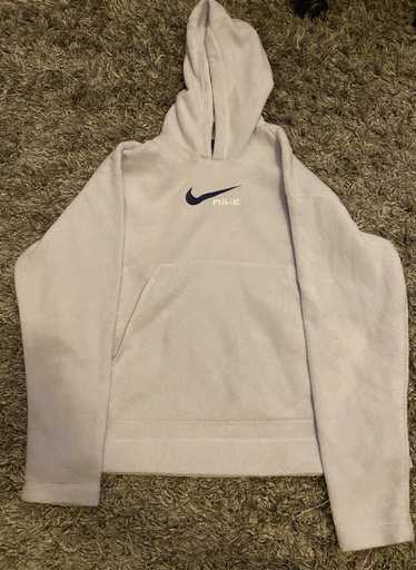 Nike Vintage y2k Nike blue sherpa fleece hoodie