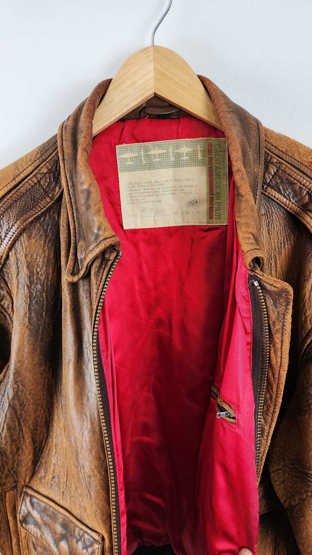 Vintage Vintage Airforce Topgun Leather Jacket - image 5