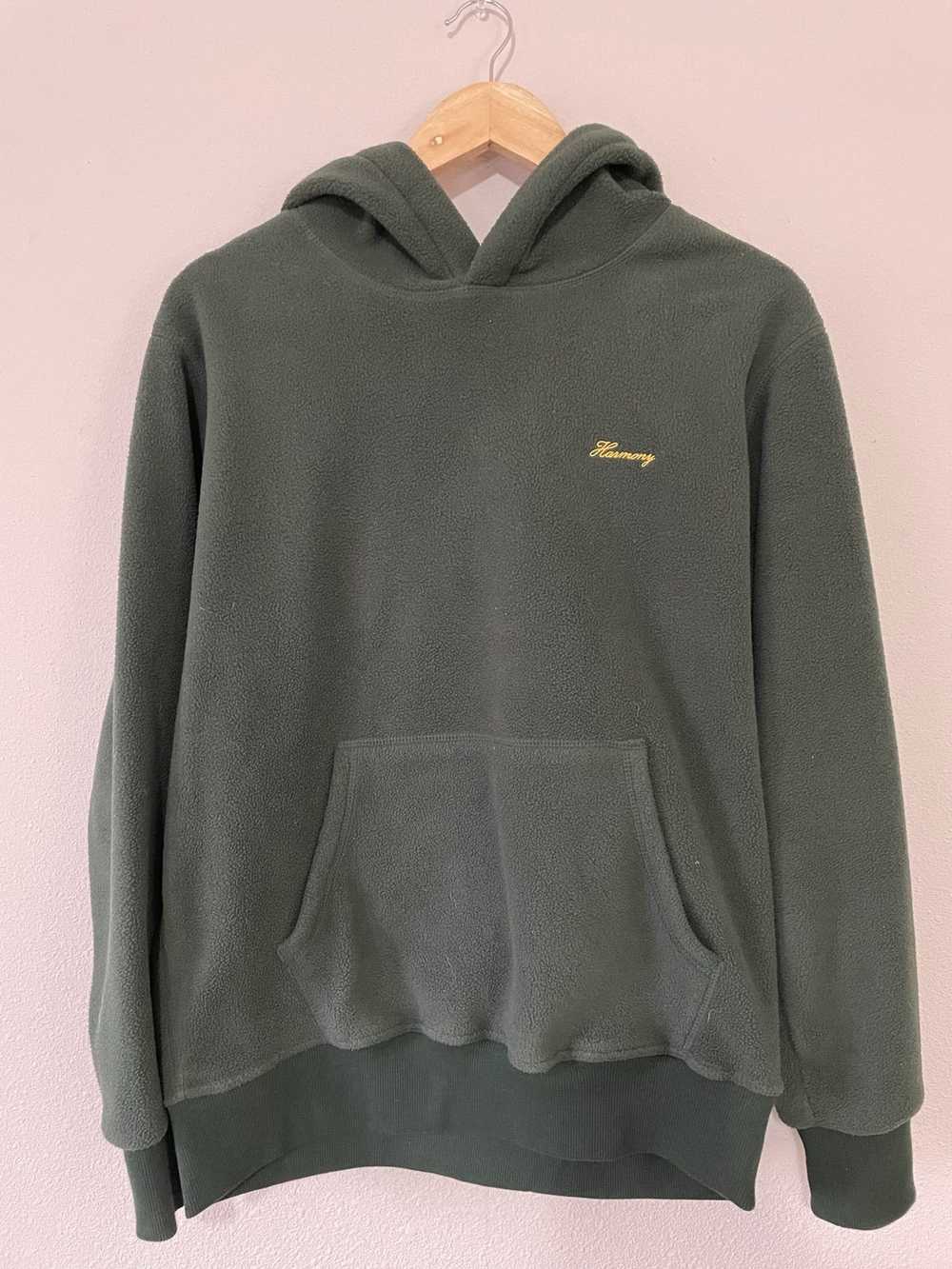 Harmony Paris Green Serano Polar Fleece Hoodie - image 1