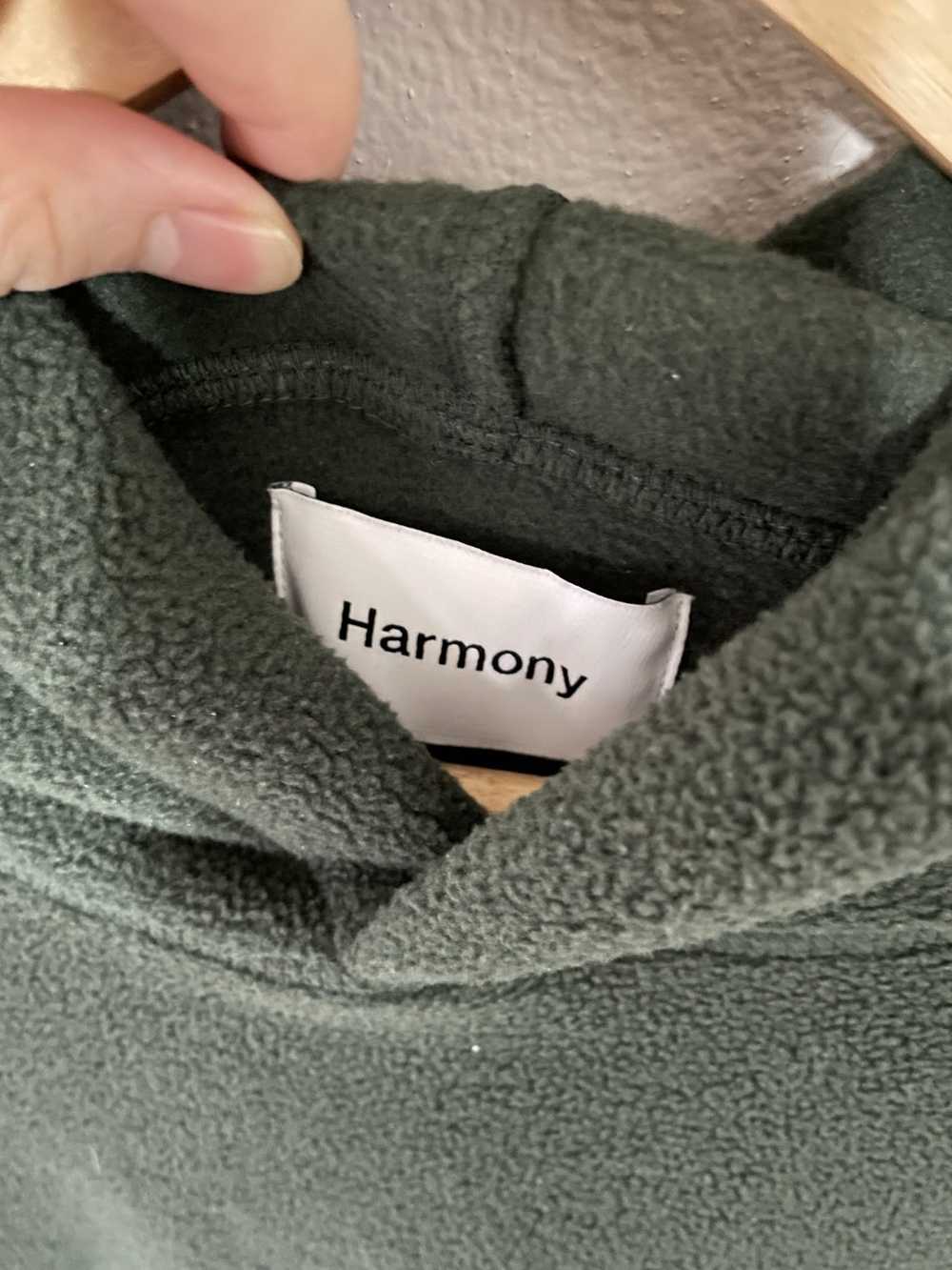 Harmony Paris Green Serano Polar Fleece Hoodie - image 4