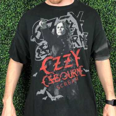 Hanes Ozzy osborne scream band tee