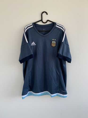 Messi Argentina 2011 2012 FRIENDLY Away Soccer Jersey Shirt L SKU