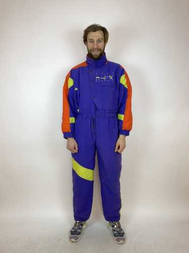 Vintage ski suit multicoloured - Gem