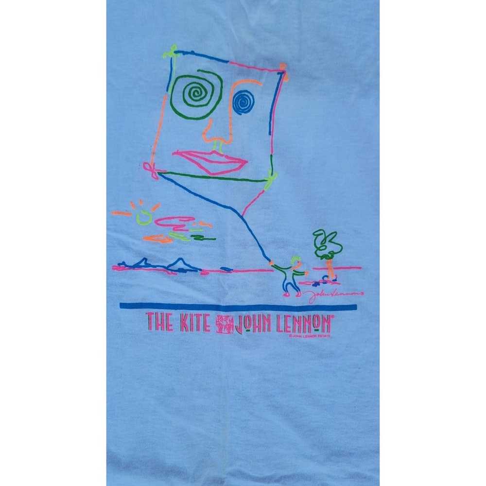 Fruit Of The Loom Vtg John Lennon The Kite Single… - image 2