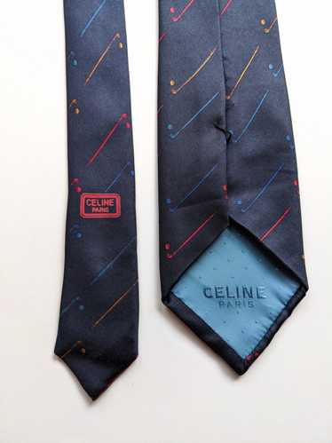 Celine × Luxury × Other Vintage Celine silk tie - image 1