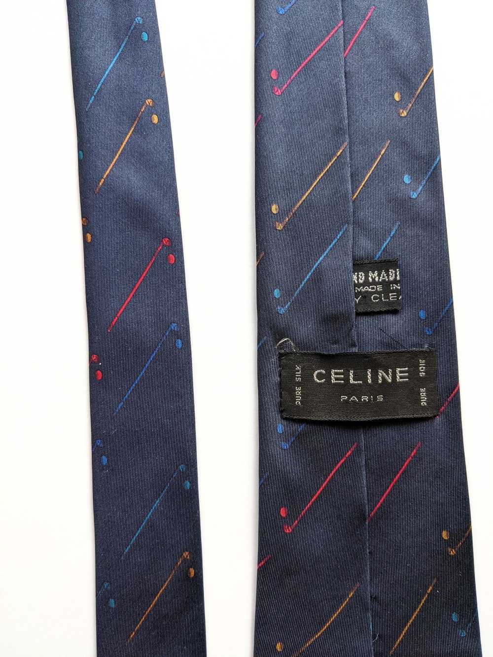 Celine × Luxury × Other Vintage Celine silk tie - image 2