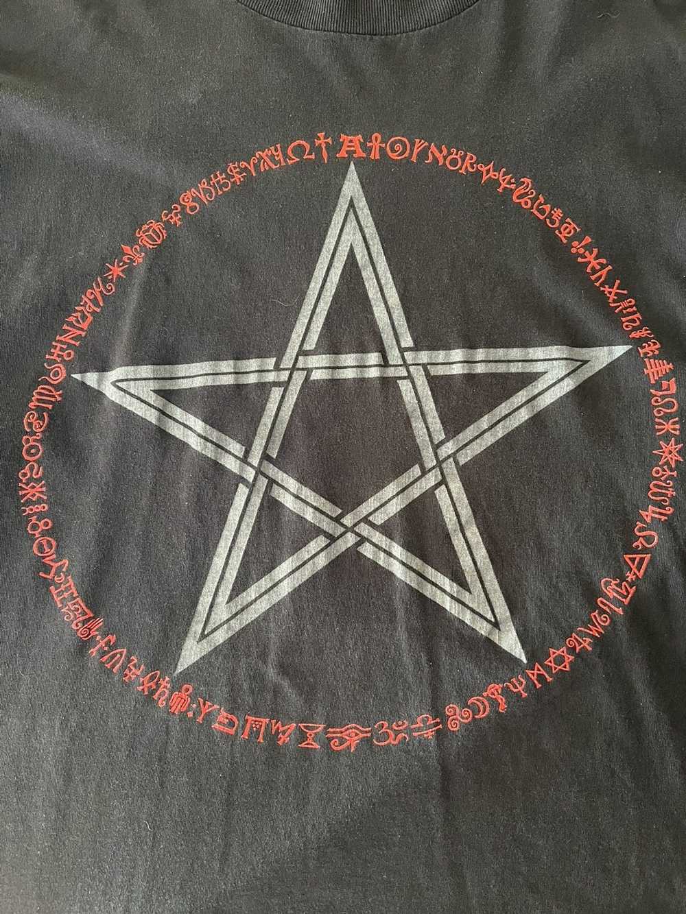 Vintage Late 90s Pentagram Long Sleeve Tshirt - image 2