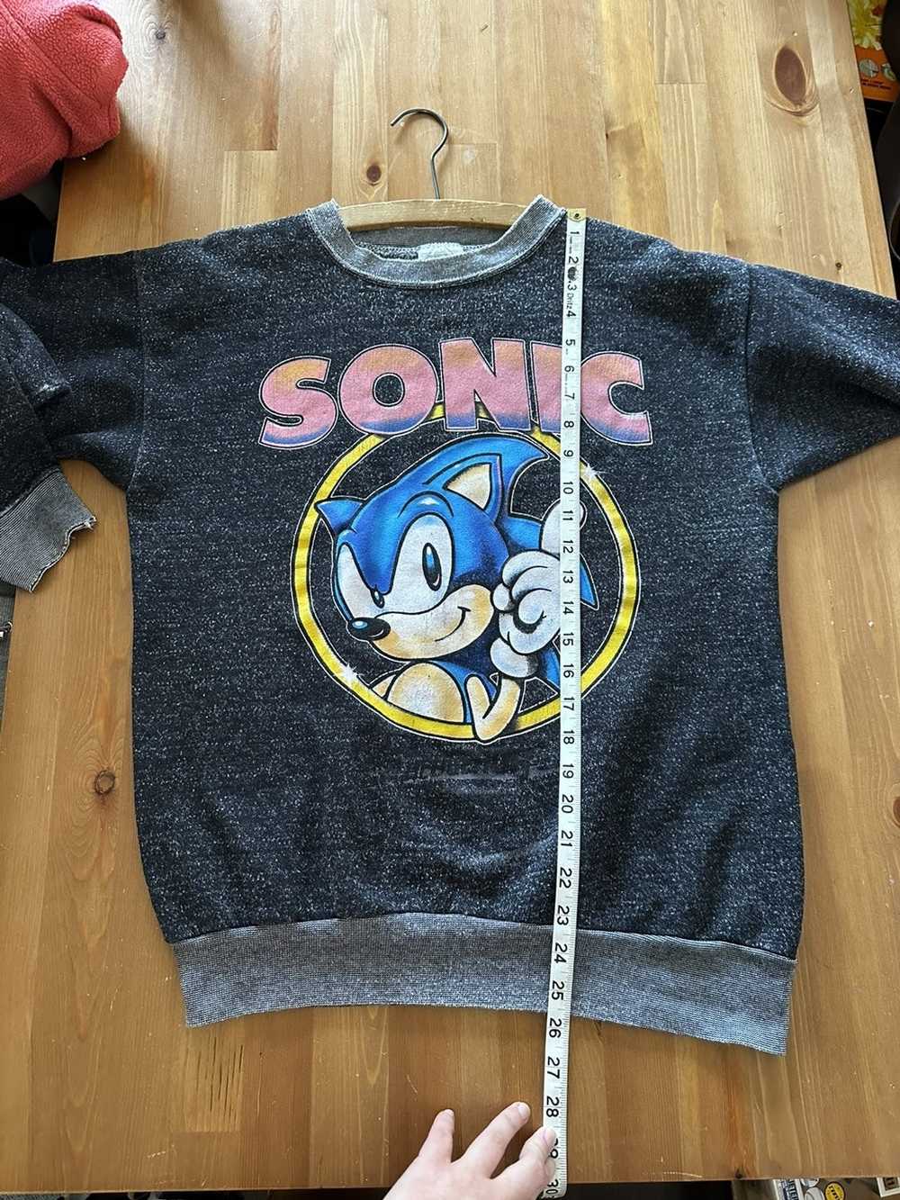 Vintage RARE Vintage Sonic The Hedgehog Crewneck … - image 10