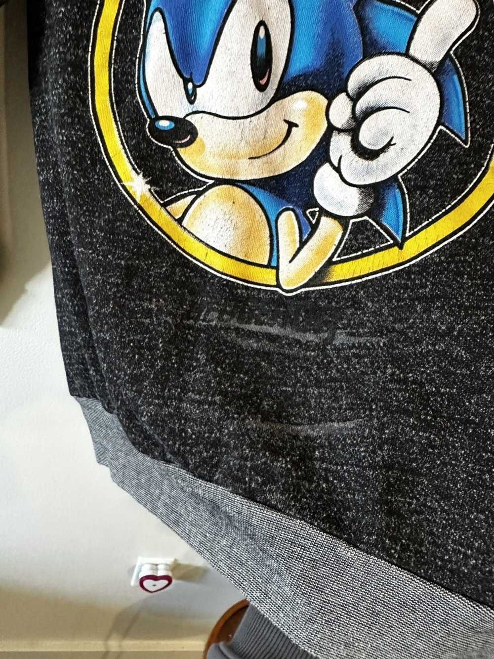 Vintage RARE Vintage Sonic The Hedgehog Crewneck … - image 2