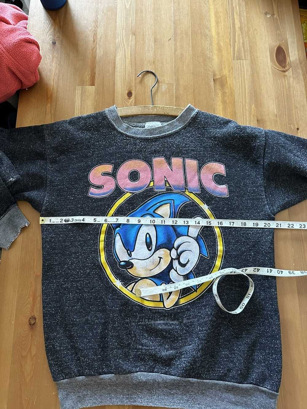 Vintage RARE Vintage Sonic The Hedgehog Crewneck … - image 9