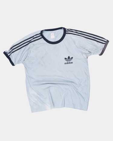 Vintage ADIDAS SOCCER TSHIRT THRASHED - image 1