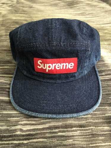 Supreme Washed Chino Twill Camp Cap デニム Supreme Washed Chino Twill Camp Cap (FW24) - $48