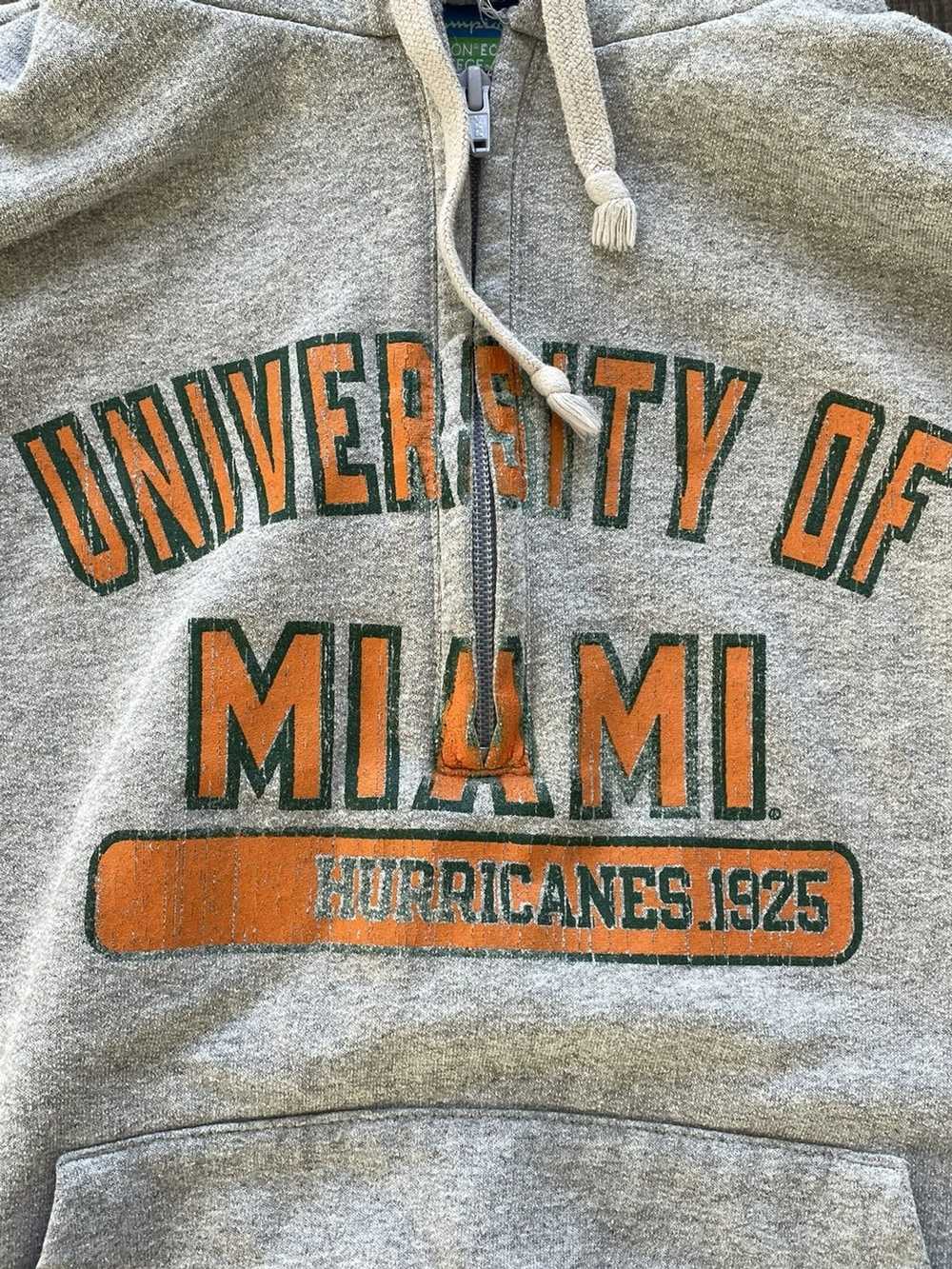 Champion × Vintage University of Miami Eco Fleece - image 4