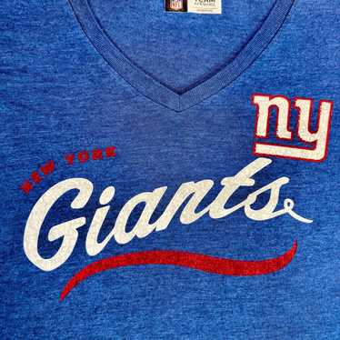 New York Giants Women’s Rhinestone Jersey Large NFL NY Shirt Womens Team  Apparel