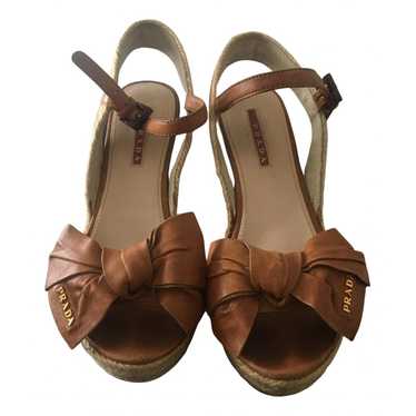 Prada Leather sandals - image 1