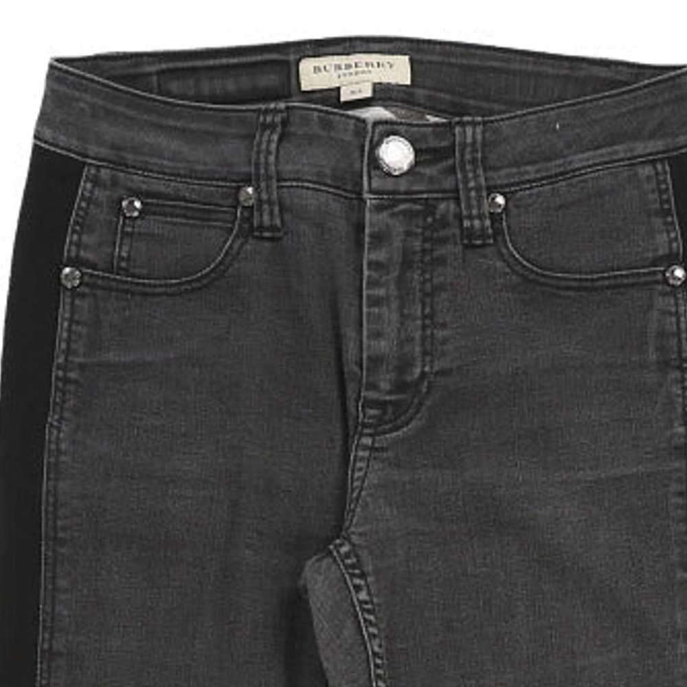 Burberry London Jeans - 28W UK 6 Black Cotton - image 4