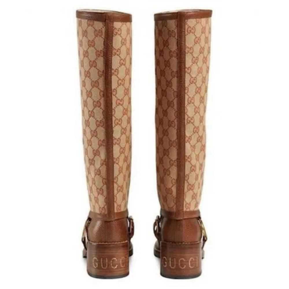 Gucci Cloth riding boots - image 5